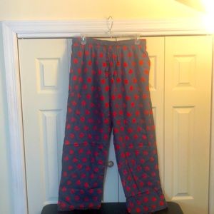 Men’s Cotton PJ bottoms Heart ❤️ Design